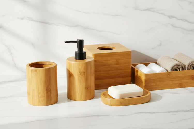 Bamboo Bathroom Accessories