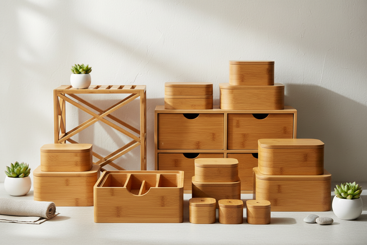 Bamboo Storage & Organizers