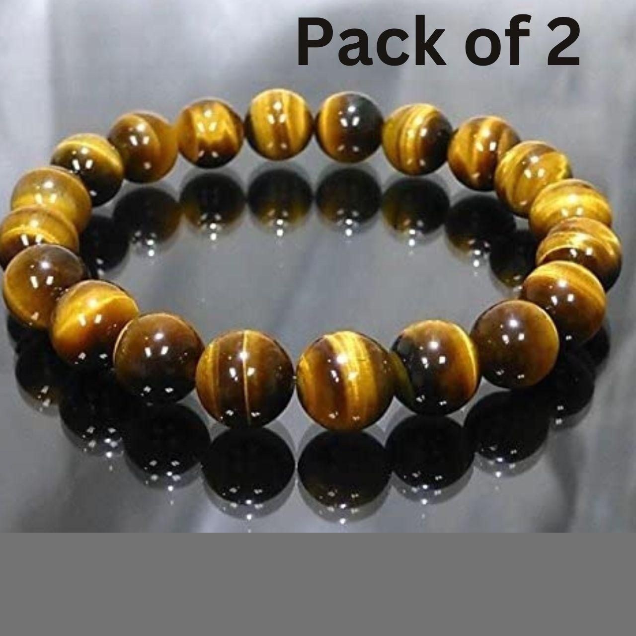 Tiger Eye Yellow Crystal Healing Stone Bracelet - Kaufivo