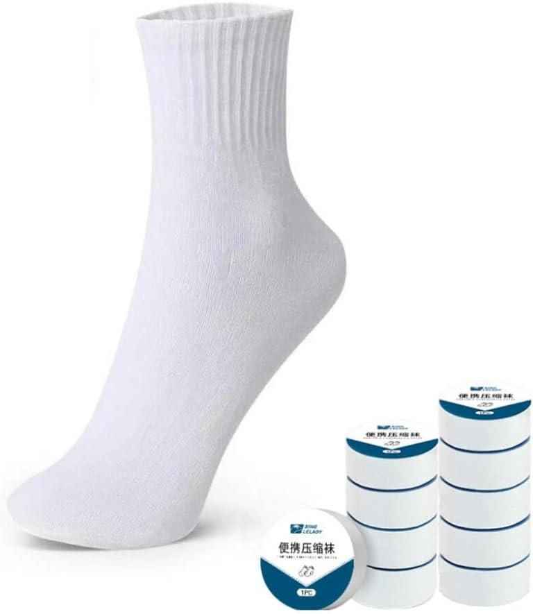 Disposable Socks,Wash-free Socks Travel Portable Socks for Men and Women Assorted Color (Pack of 2)