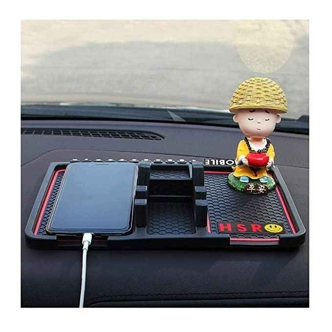 HSR Car Accessories Multifunction Phone GPS Holder with Anti-Slip Silicone Pad for Car Dashboard