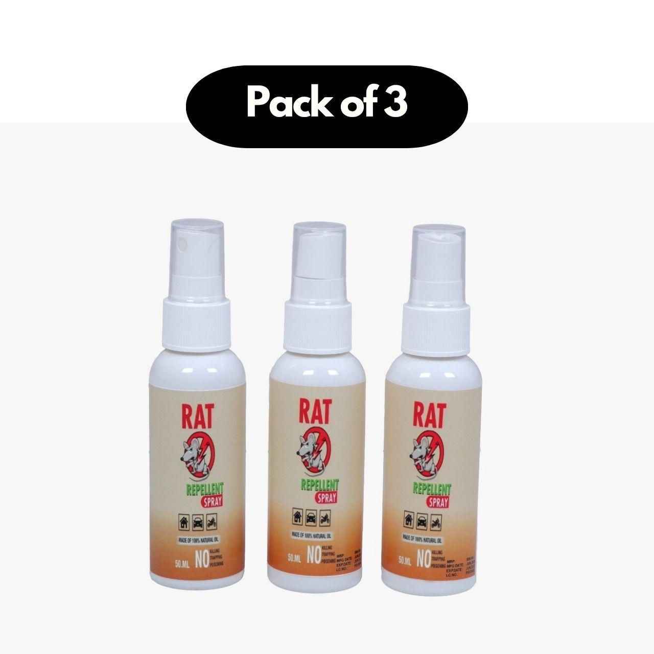 Rat Repellent Spray 50ML (Pack of 3)