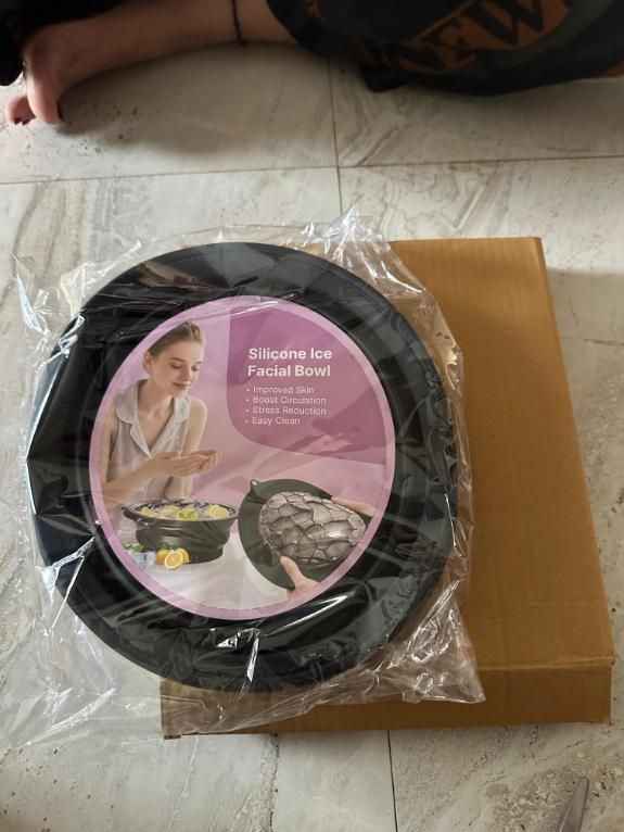 Face Bowl for Puffiness Relief - Portable Washing Basin for Ice Therapy