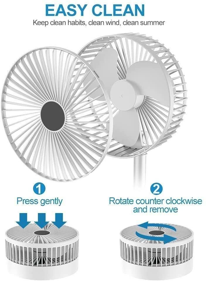 Best USB desk fan -Powerful Rechargeable - Kaufivo