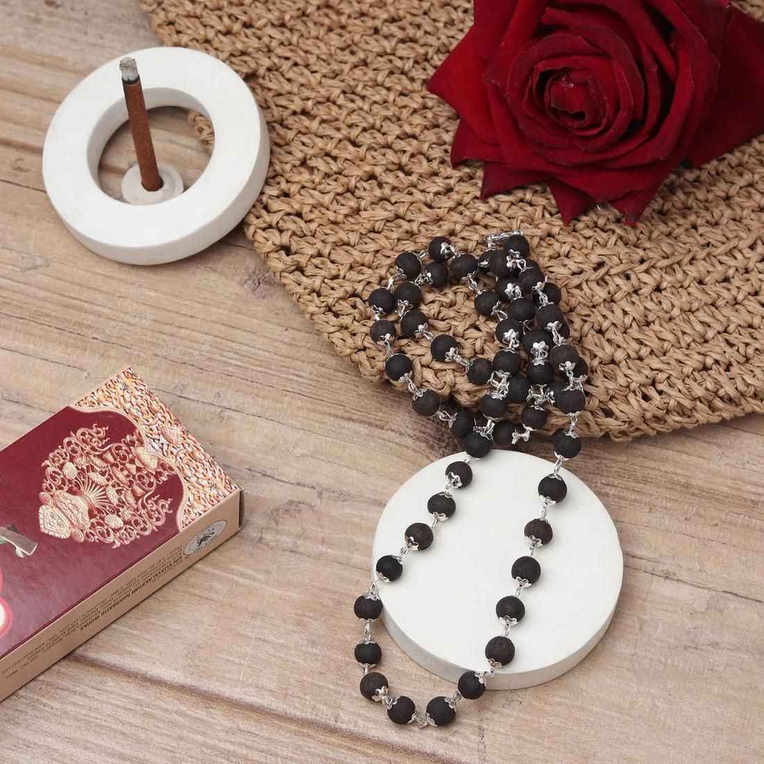 Ebony Wood Karungali Mala