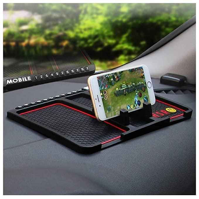 HSR Car Accessories Multifunction Phone GPS Holder with Anti-Slip Silicone Pad for Car Dashboard