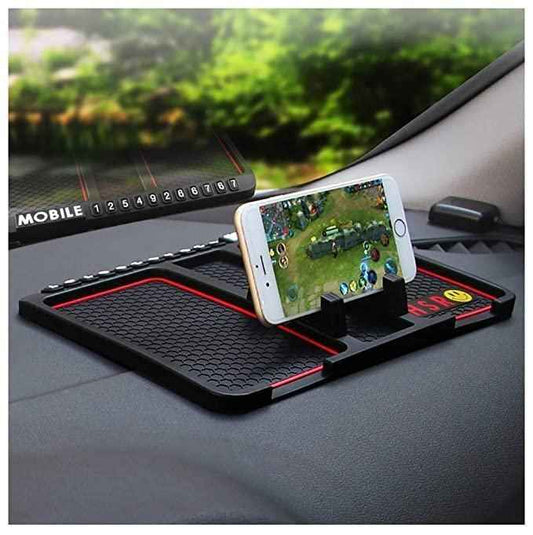 HSR Car Accessories Multifunction Phone GPS Holder with Anti-Slip Silicone Pad for Car Dashboard