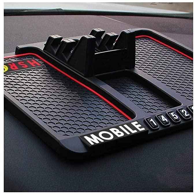 HSR Car Accessories Multifunction Phone GPS Holder with Anti-Slip Silicone Pad for Car Dashboard