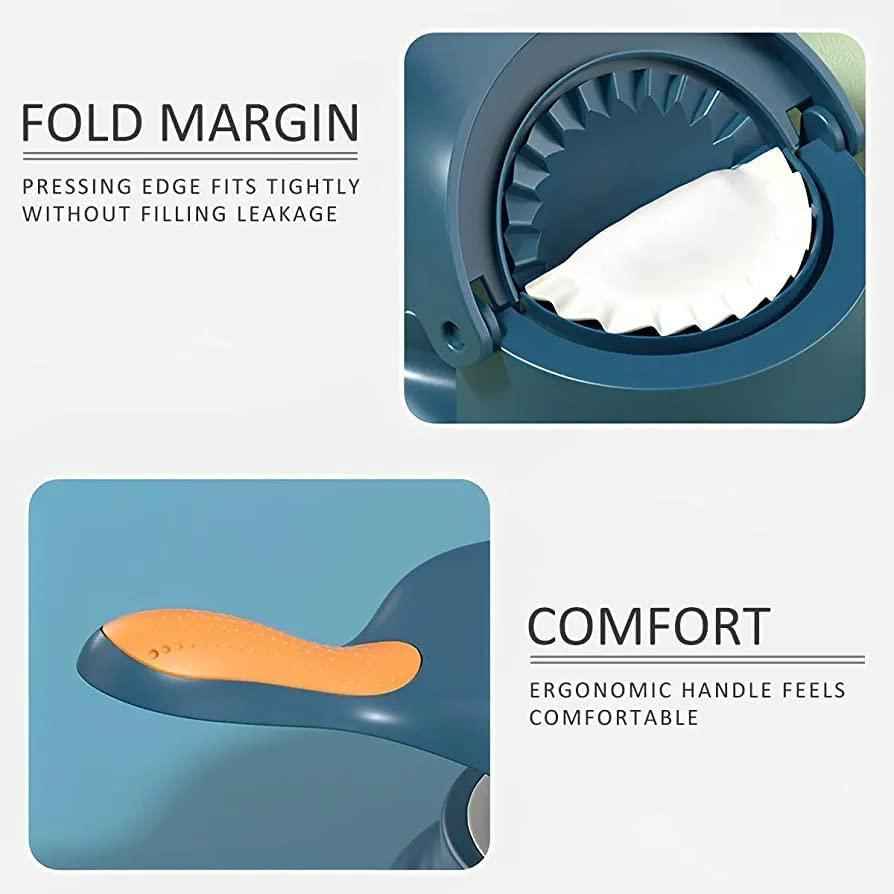 2 in 1 Dumpling Press Mould for Gujiya Ghughra Momos Making Machine (Pack of 1)